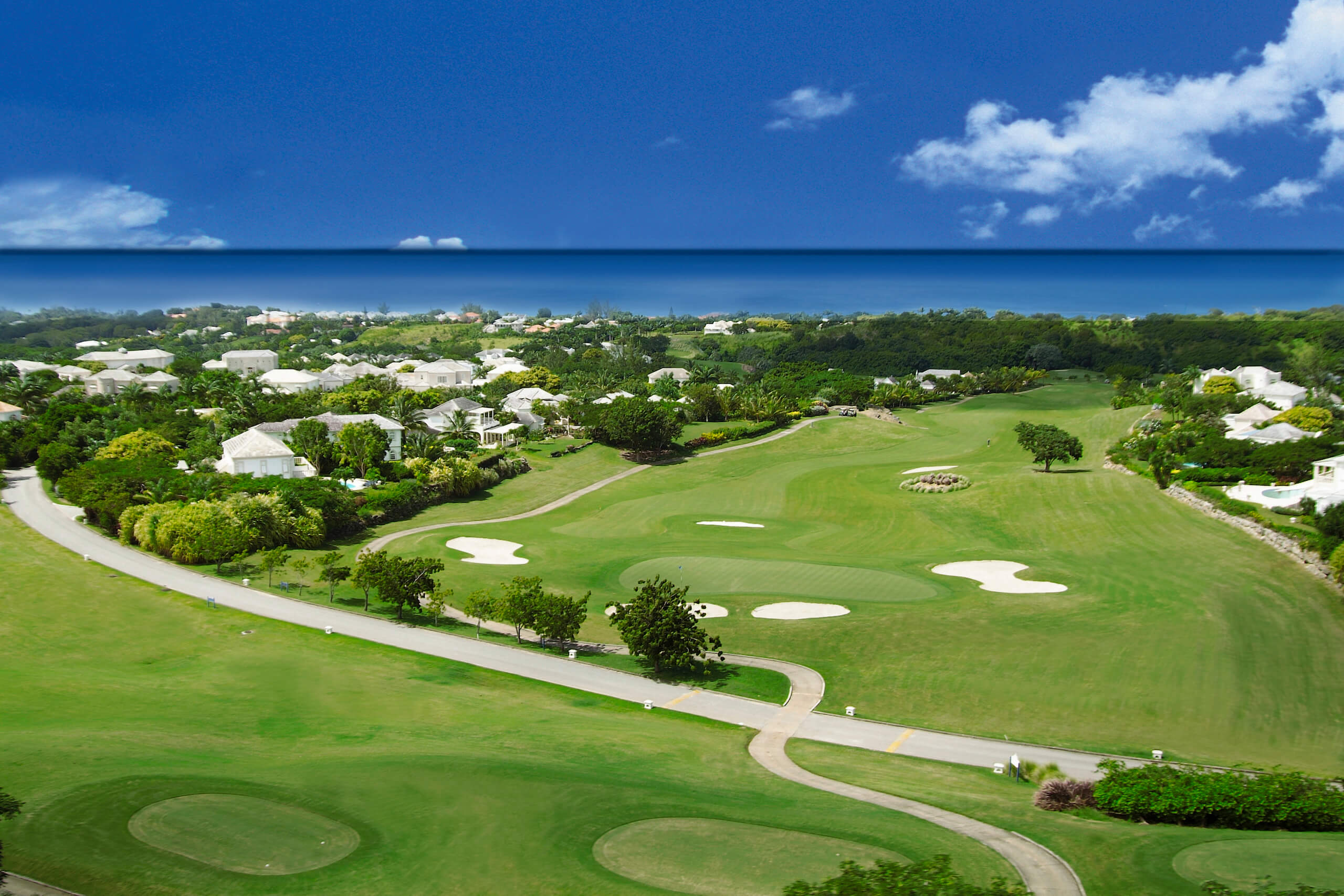 Golfing in Barbados
